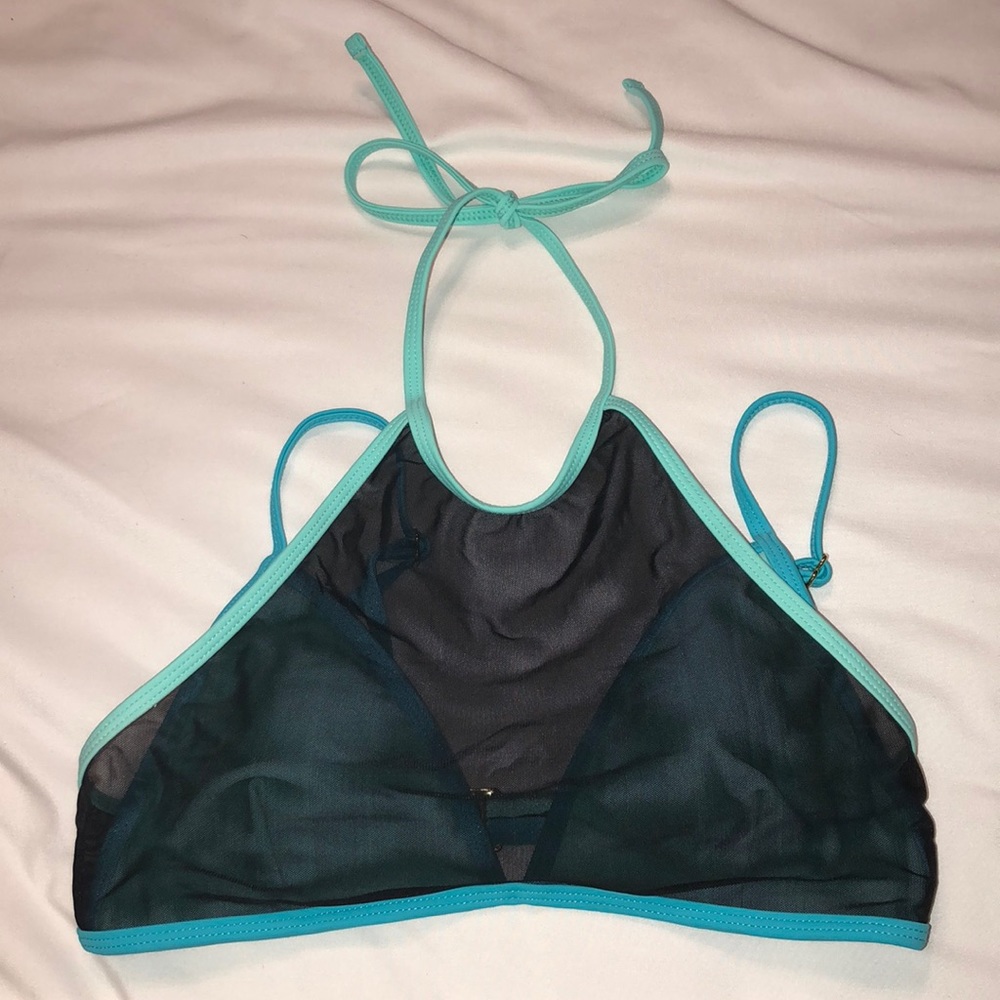 I am selling a cool trendy bikini top.